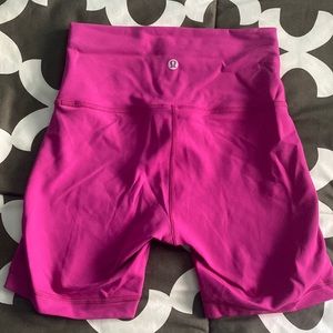 Womens lululemon bike shorts